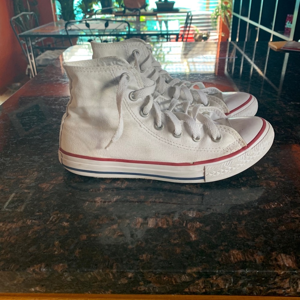 white high top converse!